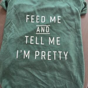 Green Graphic Tee with Fun Quote